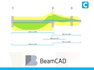 Beam calculation BeamCAD Concrete
