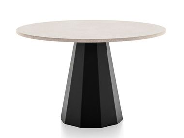 Round table with central base DIX Connubia