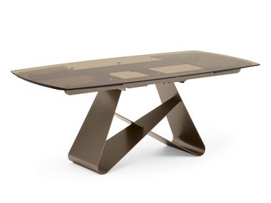 Extending table with central base GEMINI Connubia