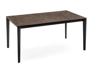 Extending melamine table with metal base PENTAGON Connubia