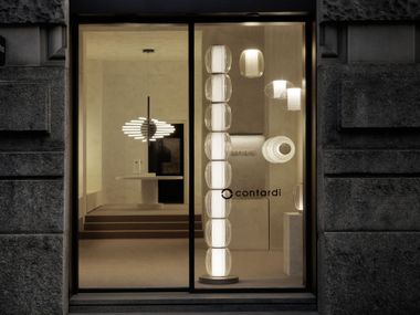 Suspension dimmable LED en verre soufflé ALMA XL Contardi