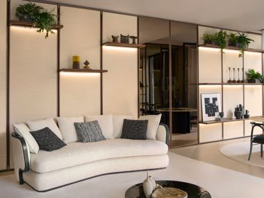Sectional wooden storage wall BEFORE SUNRISE Conte Casa