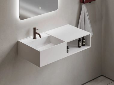 Wall-mounted Acovi® washbasin MODUL 80 SH RIGHT Copenhagen Bath