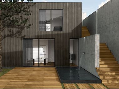 Outdoor wall tiles PLISSÈ IN/OUT Corà