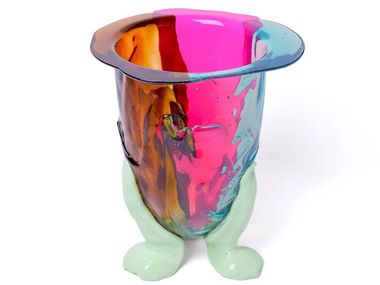 Vaso fatto a mano in resina AMAZONIA VASE Corsi Design