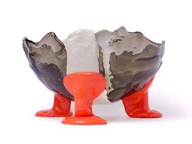 Centrotavola in resina BIG COLLINA VASE EXTRA COLOUR Corsi Design