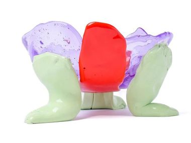 Coppa in resina BIG COLLINA VASE EXTRA COLOUR Corsi Design