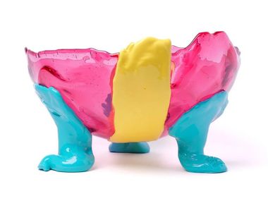 Centrotavola in resina BIG COLLINA VASE EXTRA COLOUR Corsi Design