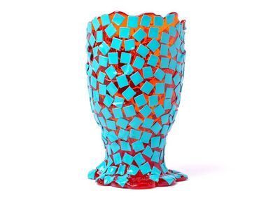 Vaso rotondo in resina ROCK Corsi Design