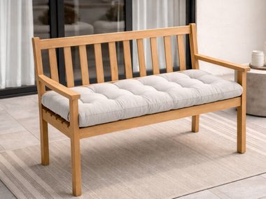 Outdoor fabric cushion BENCH SEAT TUFTED CUSHION Covers&All
