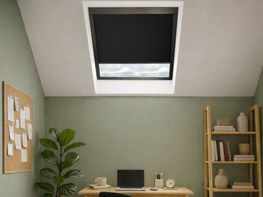 Fabric skylight roller shade BLACKOUT SKYLIGHT SHADES Covers&All