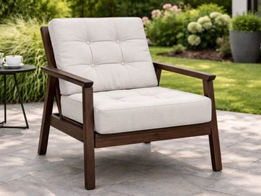Outdoor fabric cushion CHAIR SEAT/BACK TUFTED CUSHION Covers&All