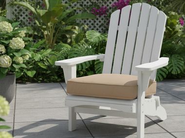 Outdoor fabric cushion CUSTOM ADIRONDACK CHAIR CUSHION Covers&All