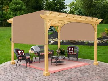 Pergola shade covers CUSTOM PERGOLA SHADE COVER EXTENDED Covers&All