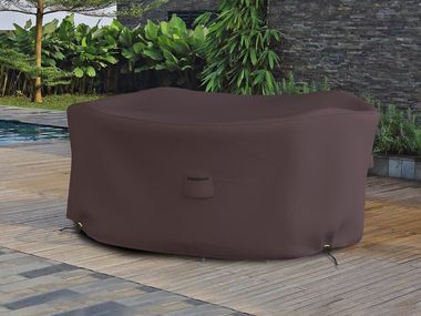 Protective cover for table and chair sets CUSTOM ROUND TABLE CHAIR SET COVERS Covers&All