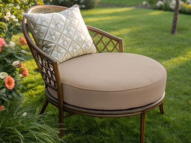 Outdoor fabric cushion CUSTOM ROUND/CIRCLE CUSHION Covers&All