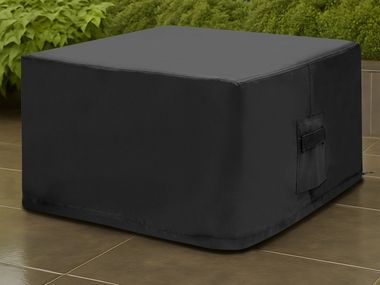 Protective cover for square poufs CUSTOM SQUARE OTTOMAN COVERS Covers&All