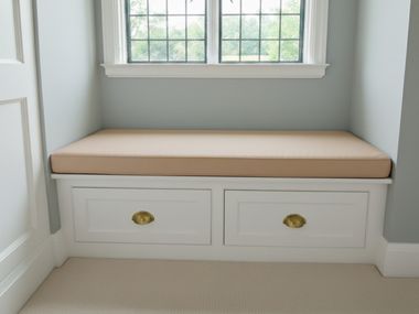 Outdoor fabric cushion CUSTOM WINDOW SEAT CUSHION Covers&All