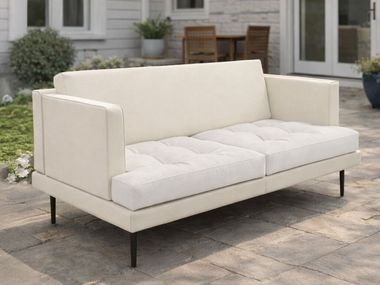 Outdoor fabric cushion L SHAPE TUFTED CUSHION Covers&All