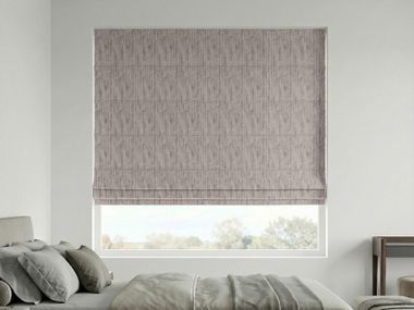 Sheer fabric roman blind PATTERNED ROMAN SHADES Covers&All