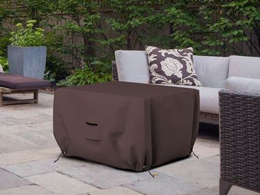 Protective cover for square fire pits SQUARE FIRE PIT COVERS Covers&All