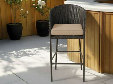 Outdoor Sunbrella® cushion SUNBRELLA BAR STOOL CUSHION COVER Covers&All