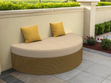 Sunbrella cushion cover SUNBRELLA HALF ROUND CUSHION COVER Covers&All