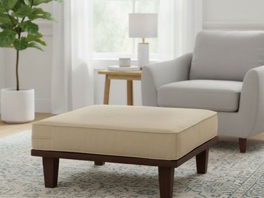 Sunbrella cushion cover SUNBRELLA OTTOMAN SQUARE/ RECTANGLE CUSHION COVER Covers&All