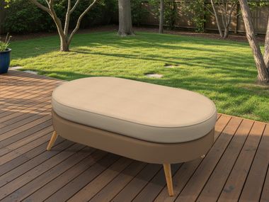 Outdoor oval Sunbrella® cushion SUNBRELLA OVAL CUSHION COVER Covers&All