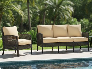 Sunbrella cushion cover SUNBRELLA SOFA CUSHION COVER SET Covers&All
