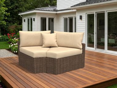 Outdoor Sunbrella® cushion SUNBRELLA V SHAPE CUSHION COVER Covers&All