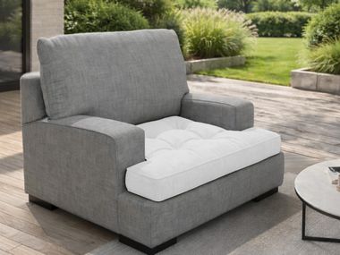 Outdoor fabric cushion T SHAPE TUFTED CUSHION Covers&All