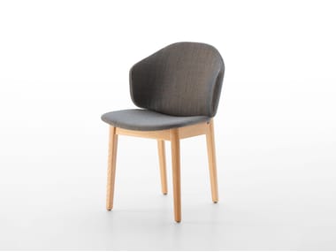 Sedia con gambe in legno SIANIA R/4W Crassevig