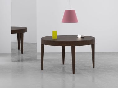 Extending round wooden table DAMO X4-C Piemy