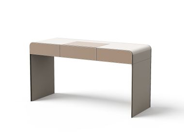Wooden and leather dressing table JIE YUAN Dash Casa
