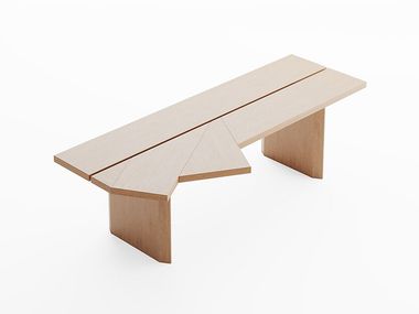 Fixed wooden table READING Dash Casa