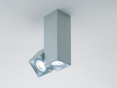 Faretto orientabile quadrato in metallo a soffitto DAU SPOT 6050 Milan Iluminación