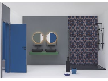 DECUS | Rectangular washbasin By Axa design Giancarlo Angelelli