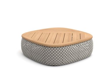 Square low garden side table MDEAR DEDON