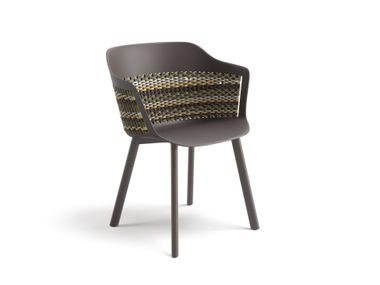 Sedia da giardino in polipropilene con braccioli MYMI DEDON