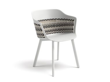 Chaise de jardin en polypropylène avec accoudoirs MYMI DEDON