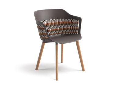 Chaise de jardin en polypropylène avec accoudoirs MYMI DEDON