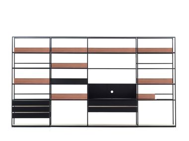 Open metal bookcase DEEP ENNE