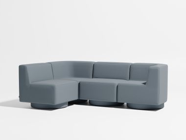 Modulares 4-Sitzer Ecksofa aus Stoff CONFETTI DESIGN BY THEM