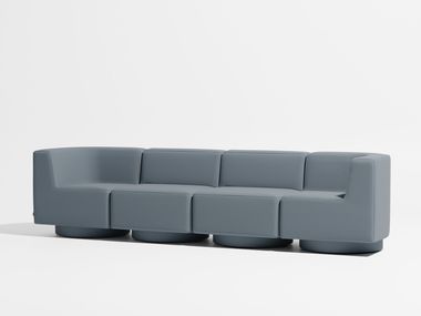 Modular 4 seater fabric sofa CONFETTI DESIGN BY THEM