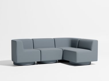 Modulares 4-Sitzer Ecksofa aus Stoff CONFETTI DESIGN BY THEM