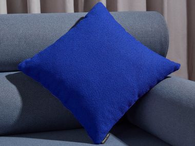 Solid-color square cushion FLIP - ULTRAMARINE BLUE DESIGN BY THEM