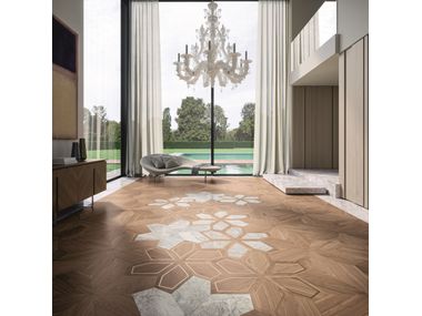 I MODULI DESIGN Inlaid wooden parquet By FOGLIE D'ORO