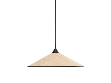 LED raffia pendant lamp PARIS-HANOÏ FLAT DESIGNHEURE