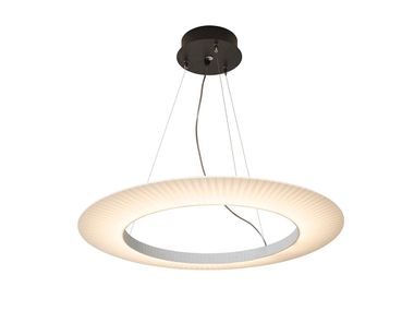 Akustik LED Pendelleuchte aus recyceltem PET RÉSONANCE FLAT SIMPLE DESIGNHEURE